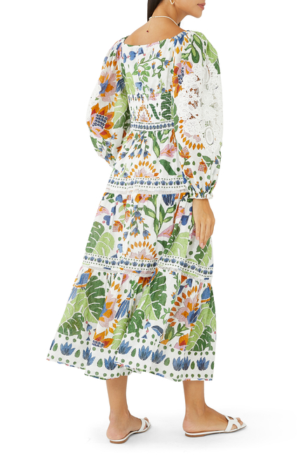 Summer Garden Midi Dress